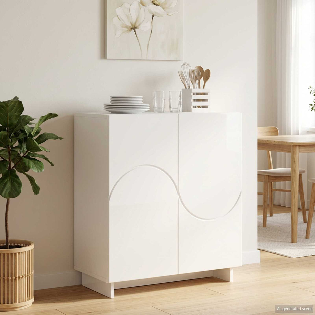 Komoda 85,5 x 31 x 75 cm Konstruirano drvo