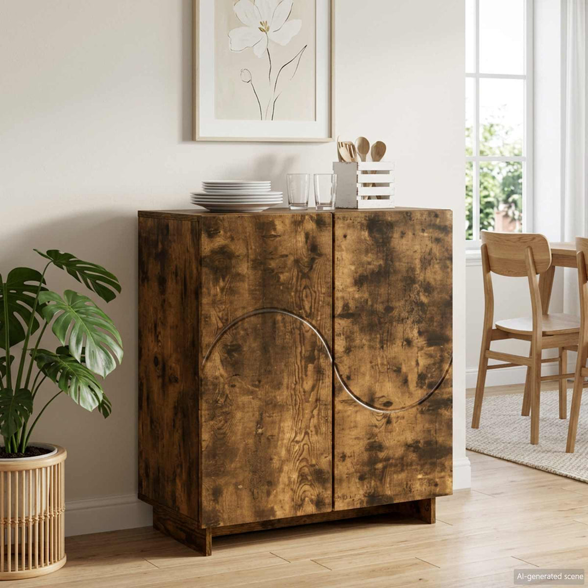 Komoda 67 x 34,5 x 75 cm Konstruirano drvo