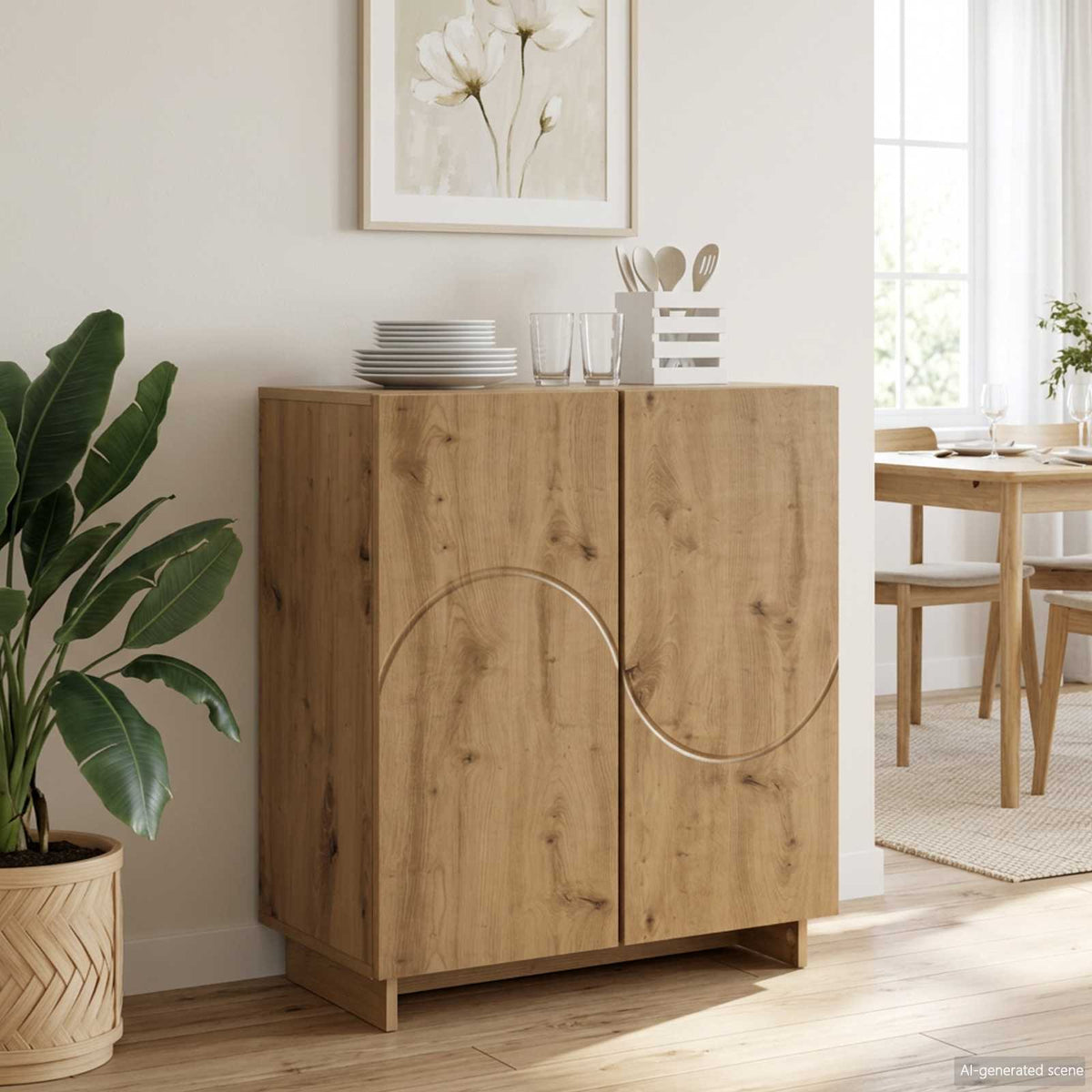 Komoda 67 x 34,5 x 75 cm Konstruirano drvo
