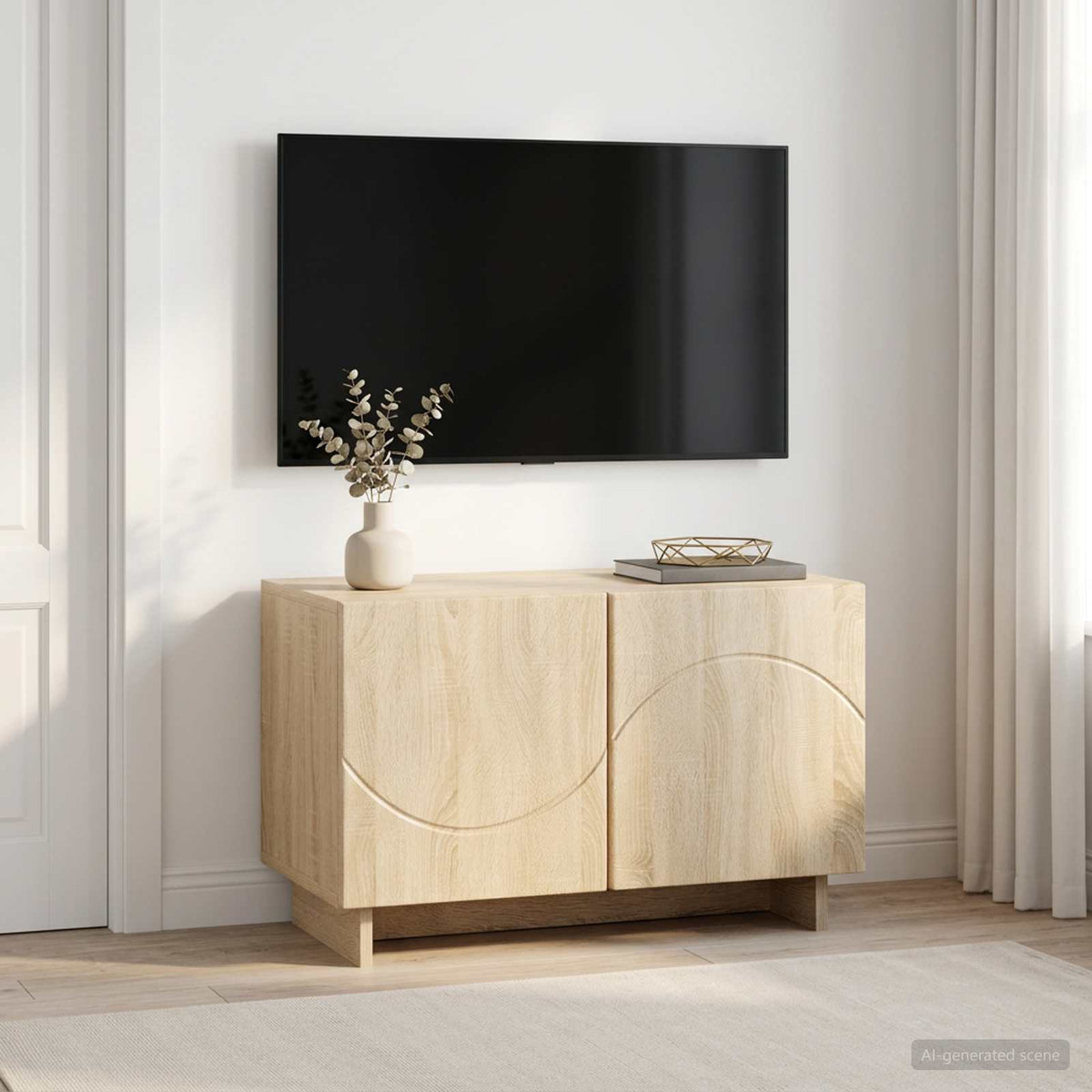 TV stalak 60 x 34.5 x 40 cm Hrast sonoma Konstruirano drvo