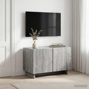 TV stalak 60 x 34.5 x 40 cm Siva Sonoma Konstruirano drvo
