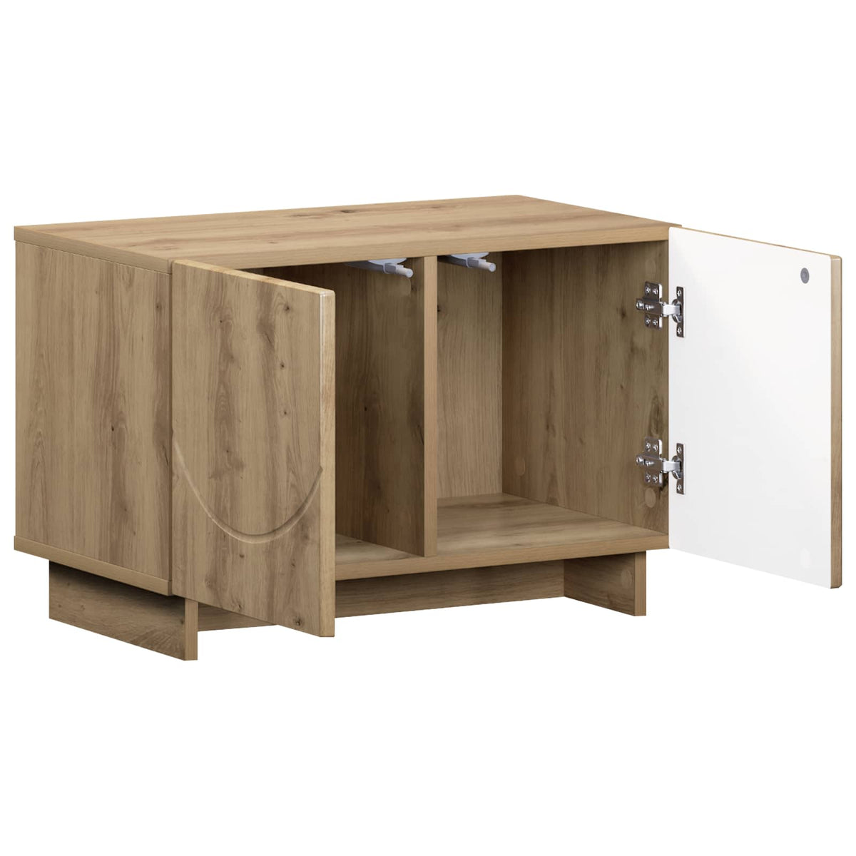 TV stalak 60 x 34.5 x 40 cm Hrast artisan Konstruirano drvo