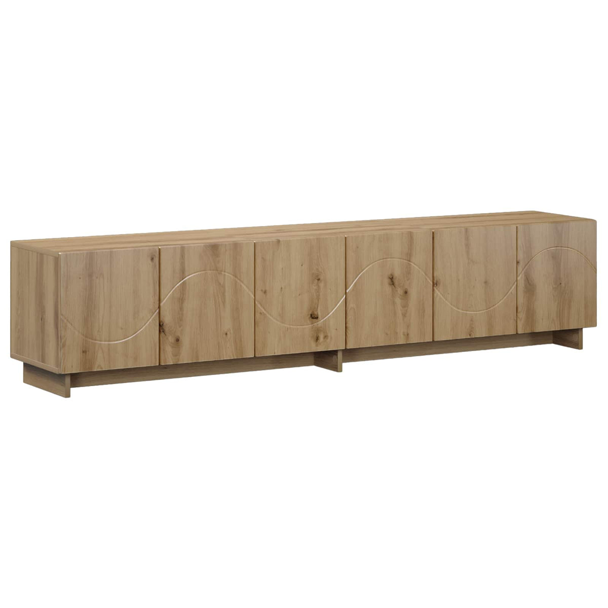 TV stalak 180 x 34,5 x 40 cm Hrast artisan Konstruirano drvo