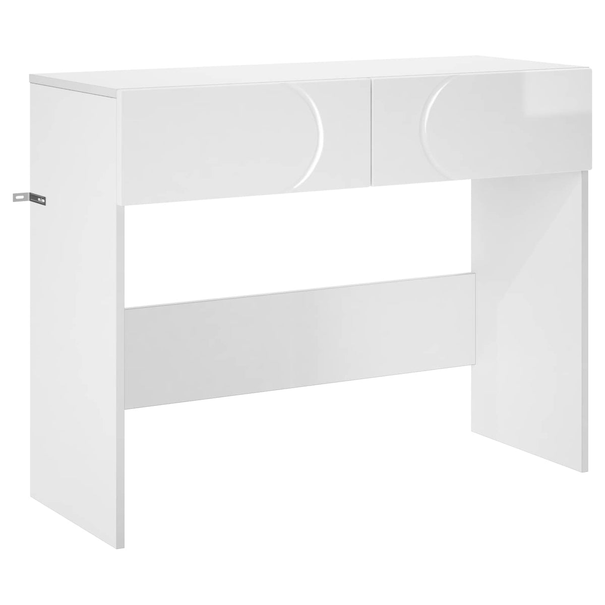 Konzolna stolica Bijela visokog sjaja 96,5 x 38 x 75 cm