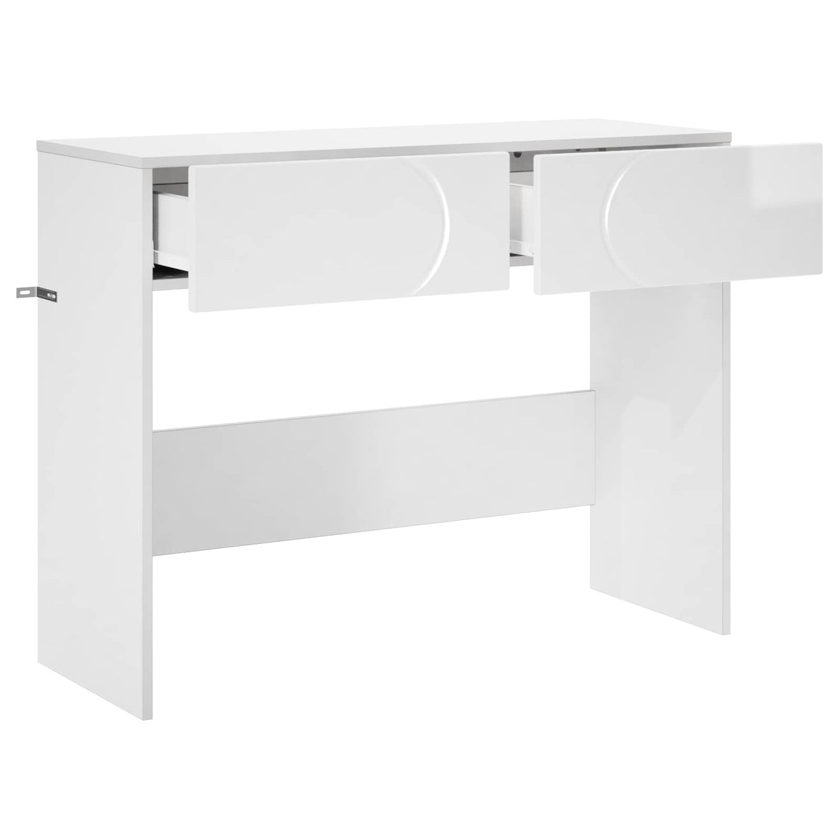 Konzolna stolica Bijela visokog sjaja 96,5 x 38 x 75 cm