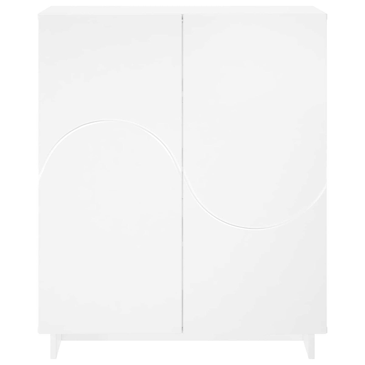 Ormar za cipele 73 x 38 x 87,5 cm Konstruirano drvo Bijela