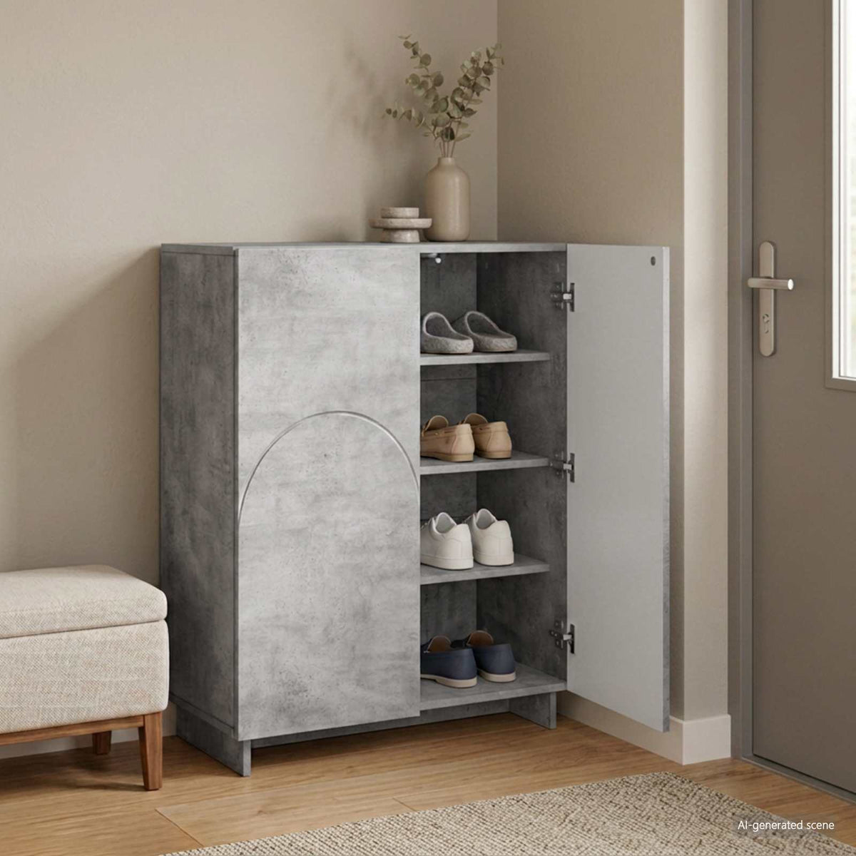 Ormar za cipele 73 x 38 x 87,5 cm Konstruirano drvo