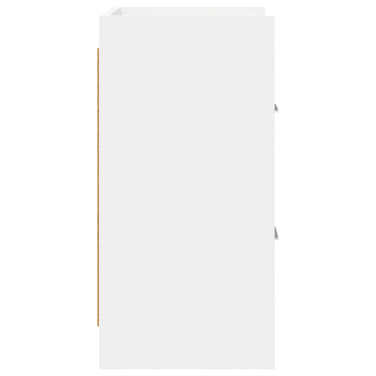 Noćni ormarići 2 pcs Bijela 40 x 30 x 60 cm Konstruirano drvo