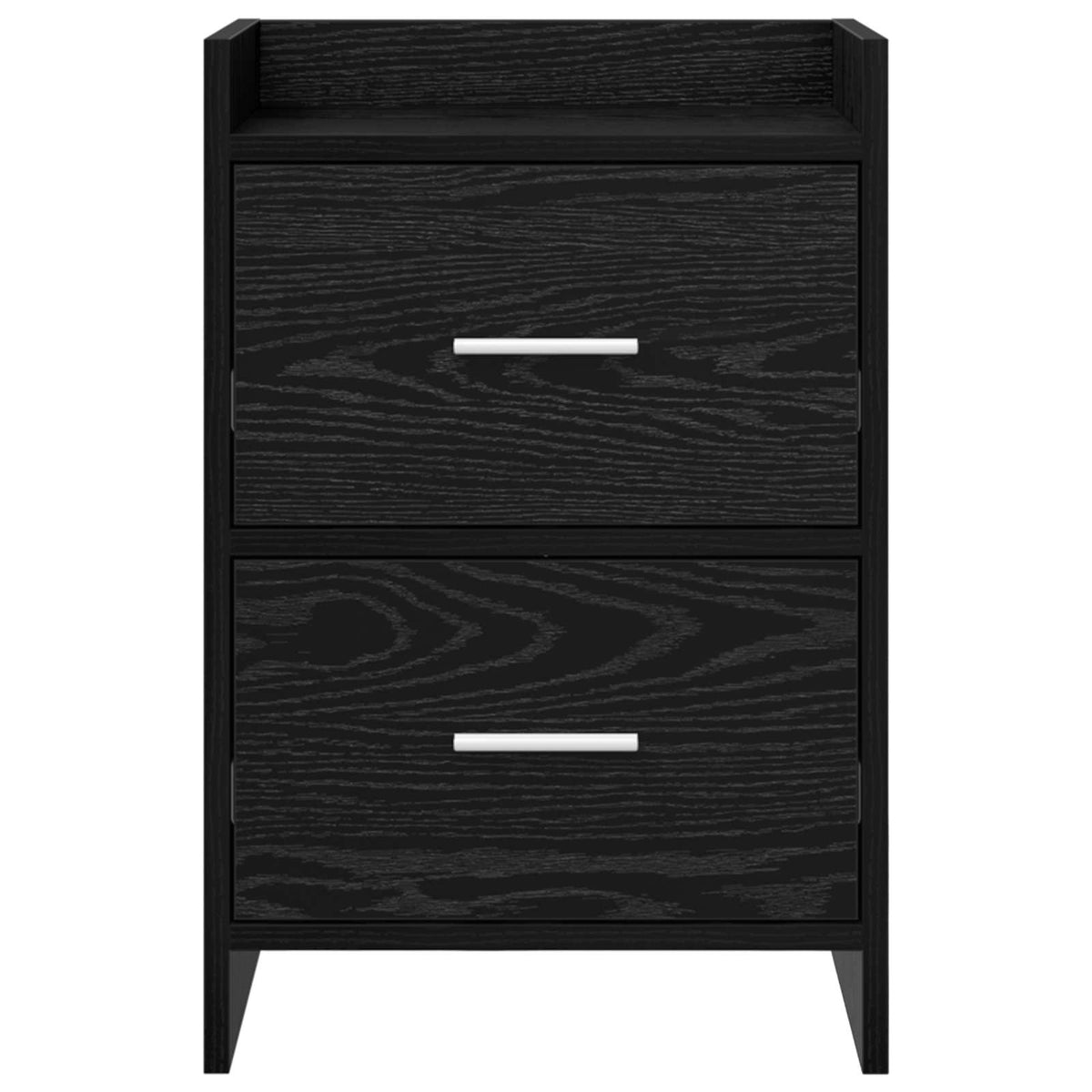 Noćni ormarići Crni hrast 40 x 30 x 60 cm Konstruirano drvo