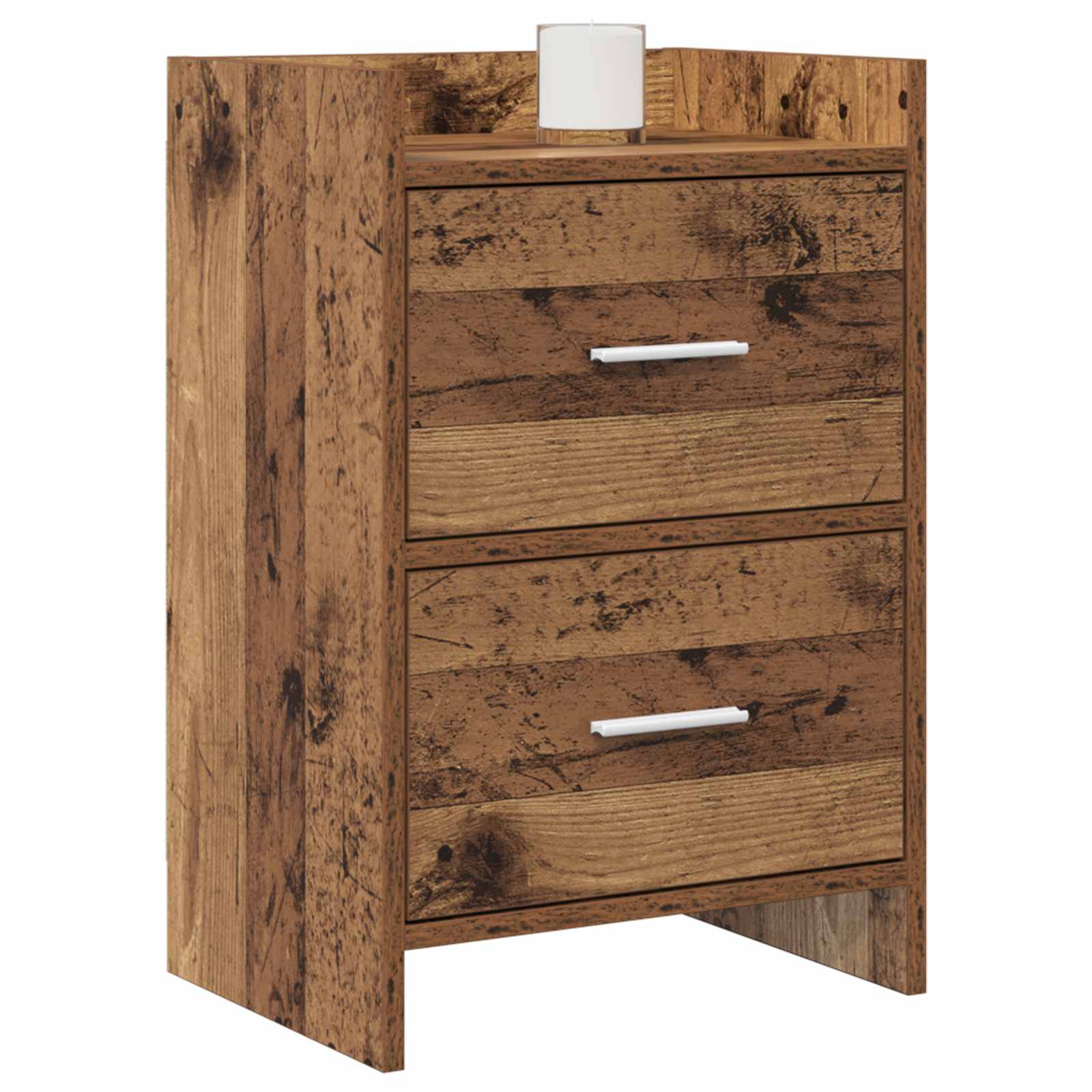 Noćni ormarići 2 pcs Staro drvo 40 x 30 x 60 cm