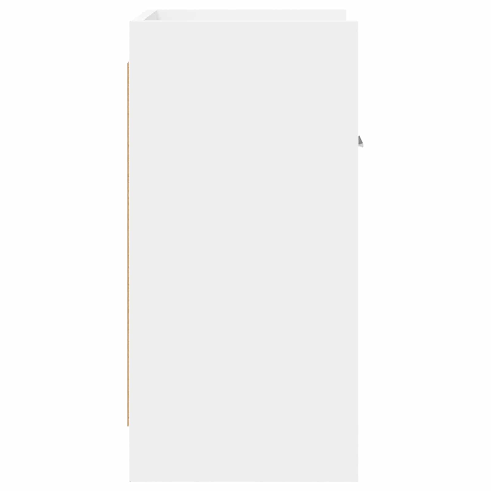 Noćni ormarići 2 pcs Bijela 40 x 30 x 60 cm Konstruirano drvo