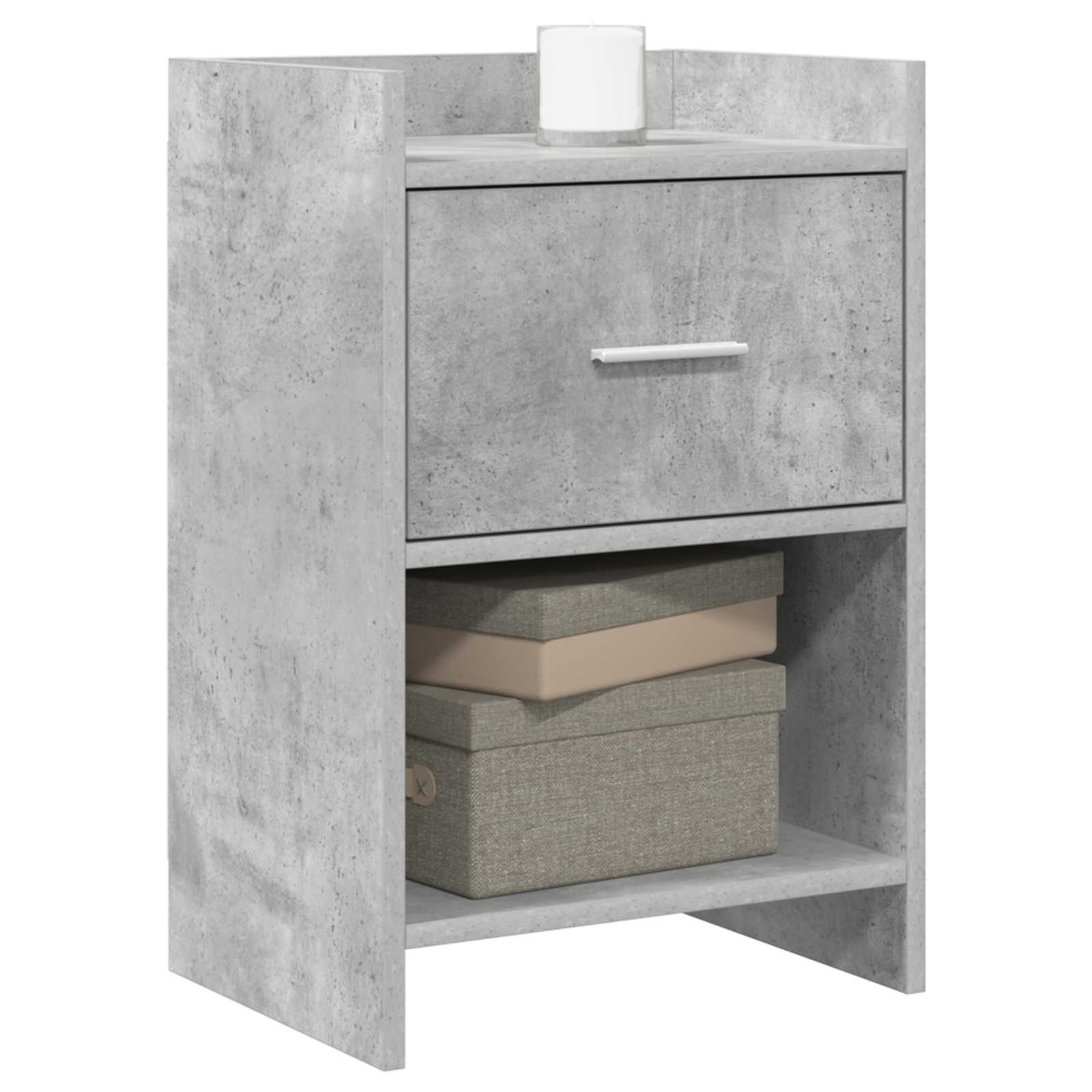 Noćni ormarići 2 pcs Betonska siva 40 x 30 x 60 cm