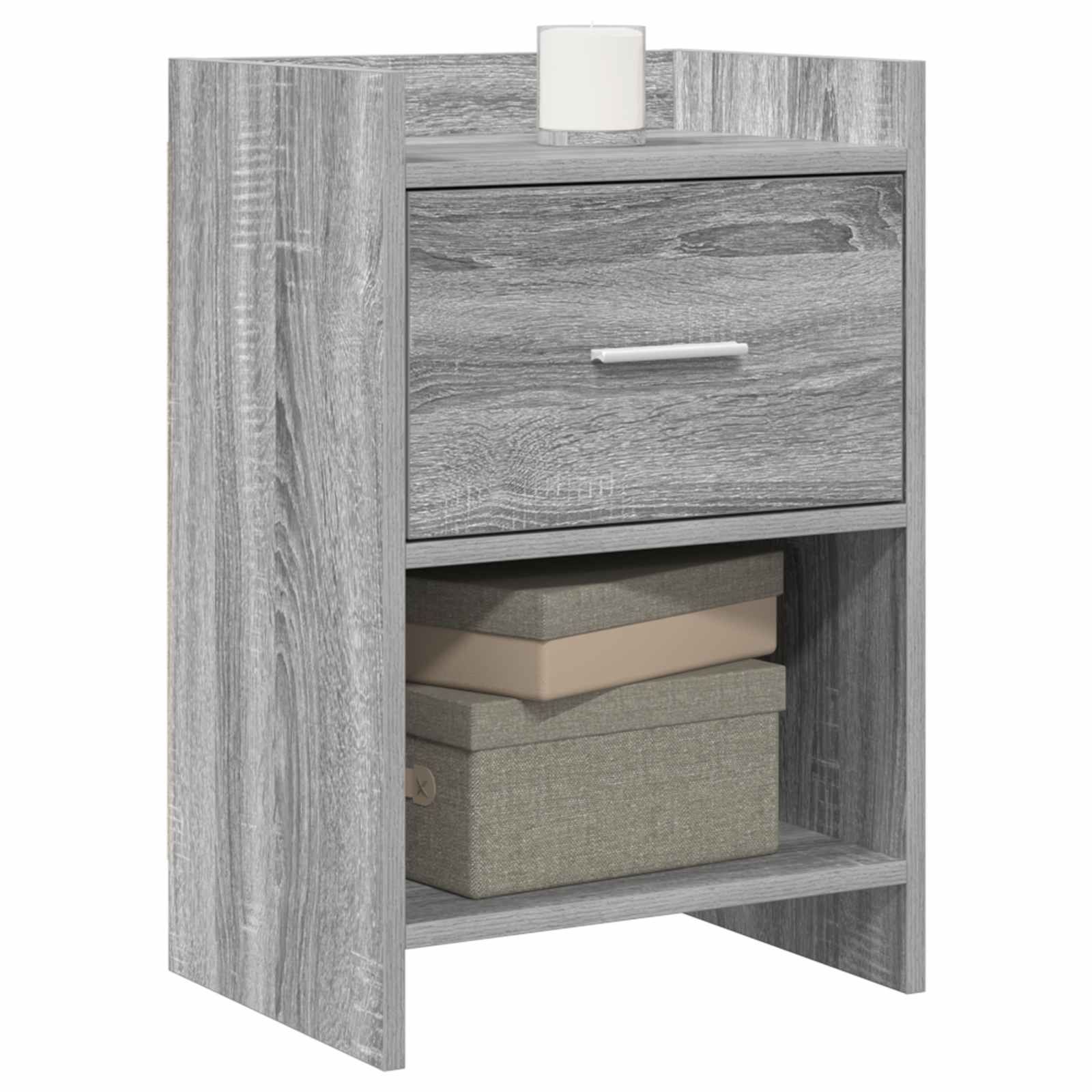 Noćni ormarići 2 pcs Siva Sonoma 40 x 30 x 60 cm
