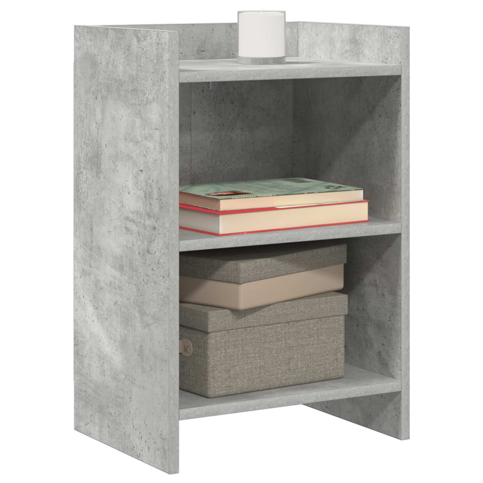 Noćni ormarići 2 pcs Betonska siva 40 x 30 x 60 cm