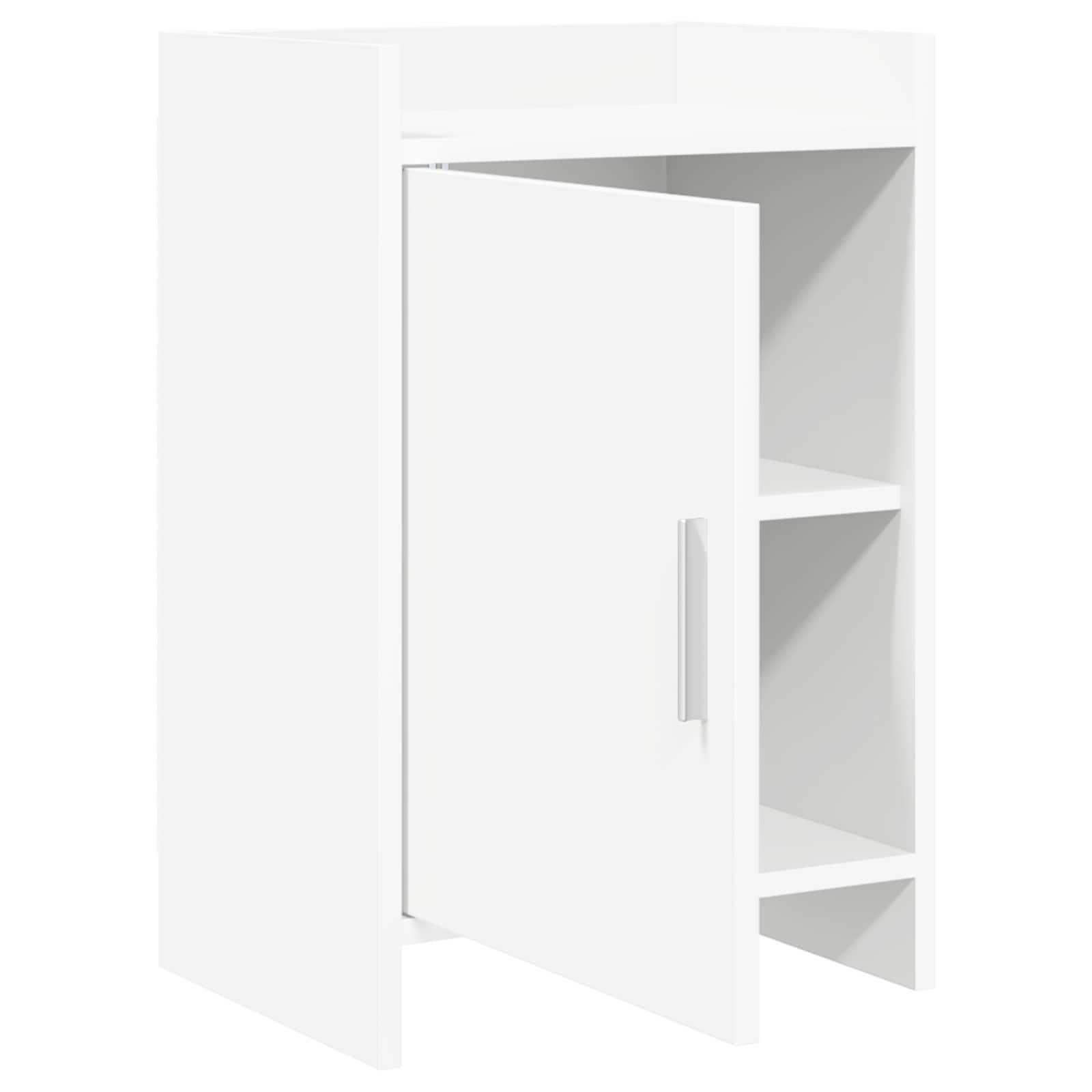 Noćni ormarići 2 pcs Bijela 40 x 30 x 60 cm Konstruirano drvo