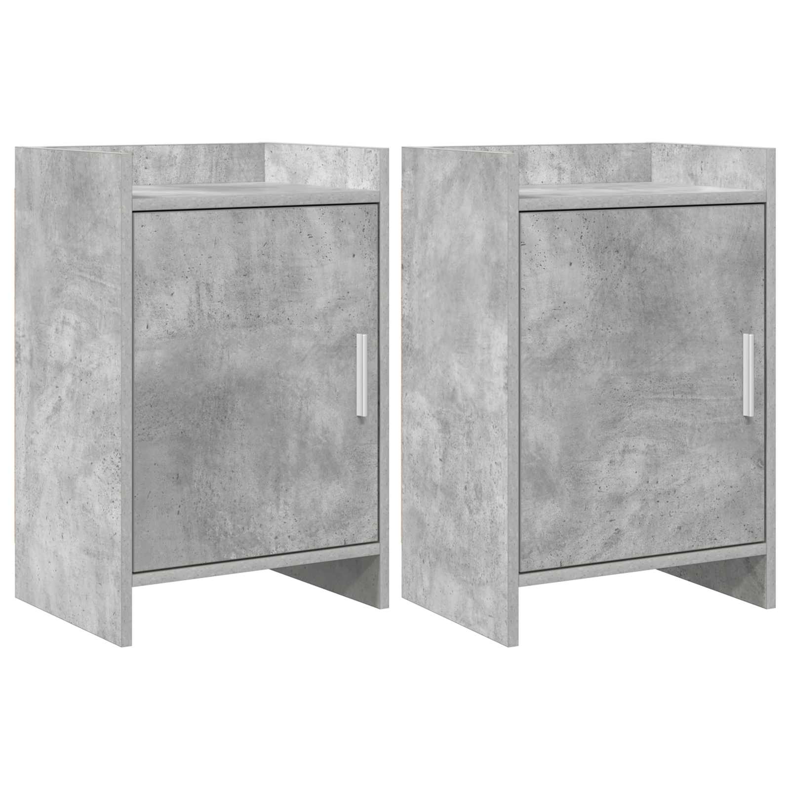 Noćni ormarići 2 pcs Betonska siva 40 x 30 x 60 cm