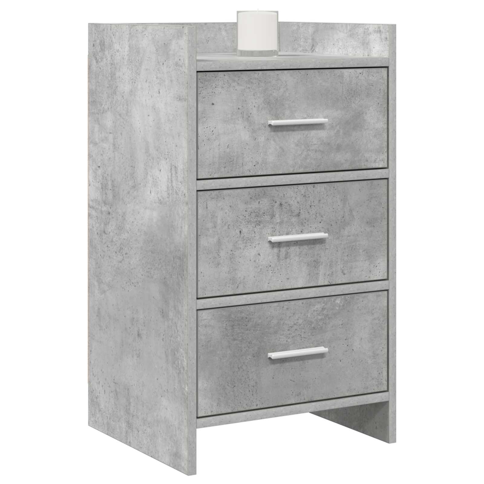 Noćni ormarići Betonska siva 40 x 36 x 70 cm Konstruirano drvo
