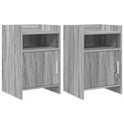 Noćni ormarići 2 pcs Siva Sonoma 40 x 36 x 60 cm