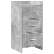 Kreveta Betonska siva 40 x 36 x 80 cm Konstruirano drvo