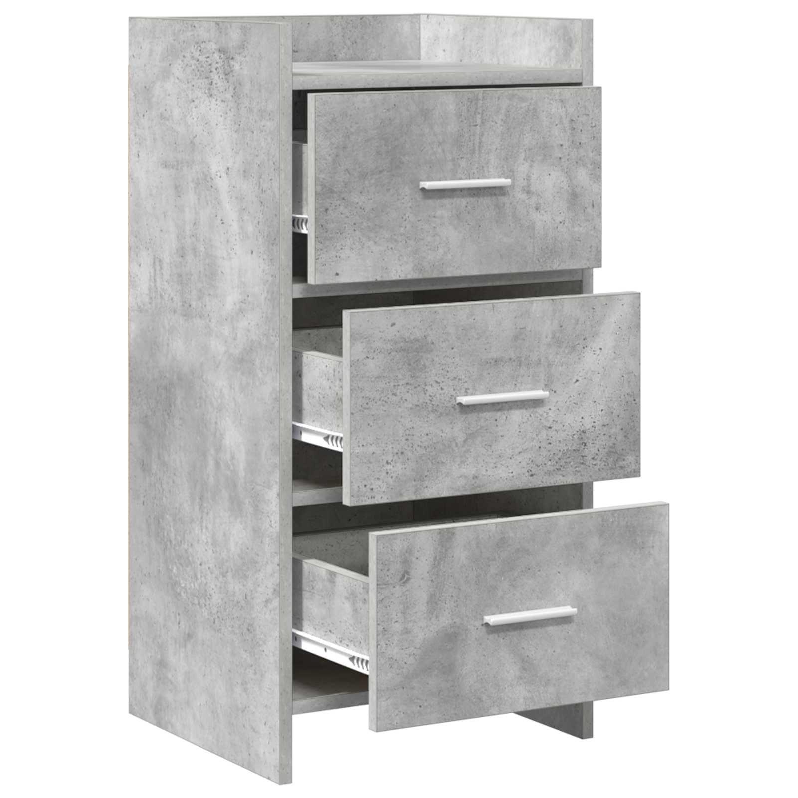 Kreveta Betonska siva 40 x 36 x 80 cm Konstruirano drvo