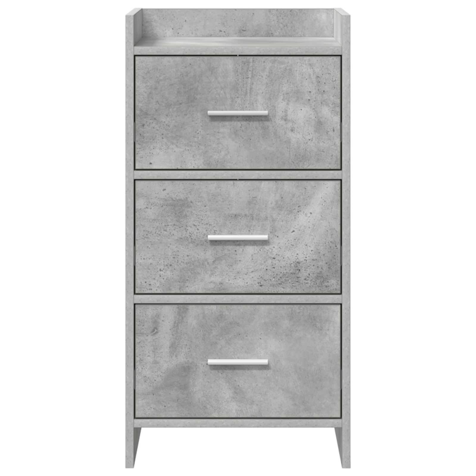 Kreveta Betonska siva 40 x 36 x 80 cm Konstruirano drvo