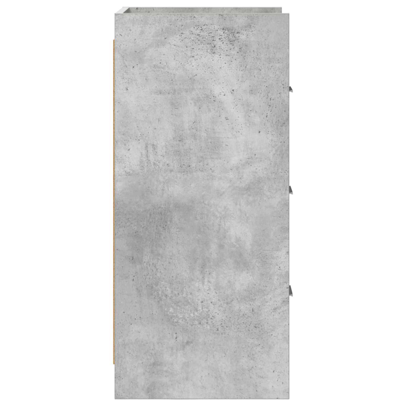 Kreveta Betonska siva 40 x 36 x 80 cm Konstruirano drvo