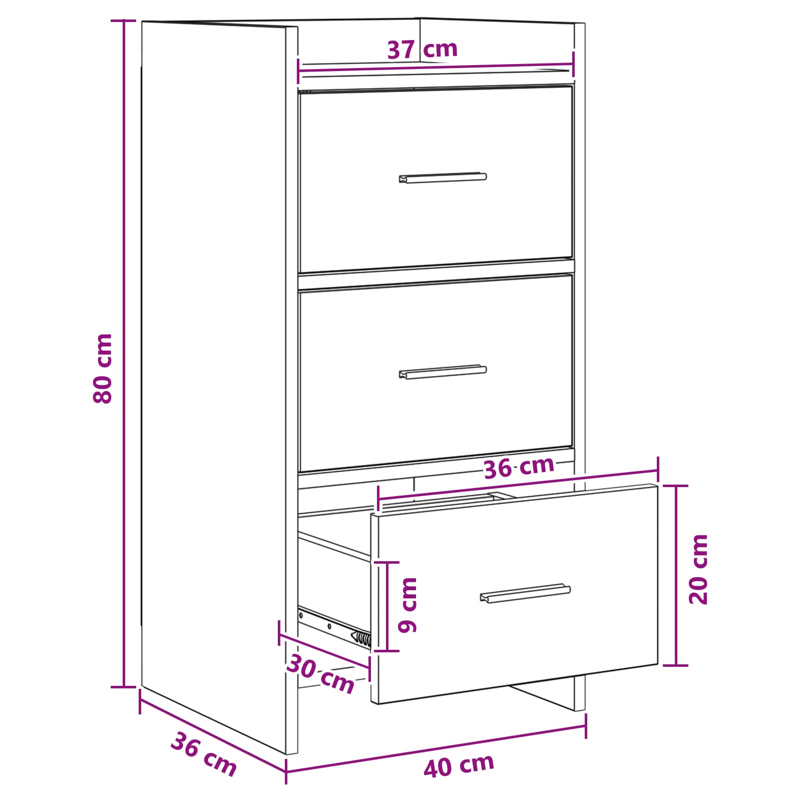 Kreveta Staro drvo 40 x 36 x 80 cm Konstruirano drvo