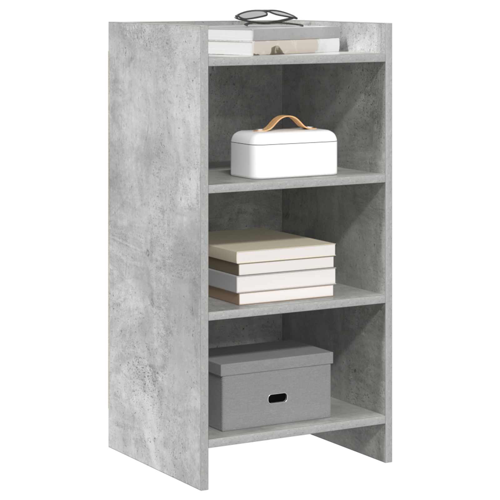 Kreveta Betonska siva 40 x 36 x 80 cm Konstruirano drvo