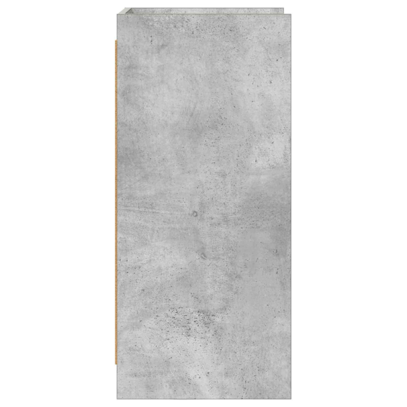 Kreveta Betonska siva 40 x 36 x 80 cm Konstruirano drvo