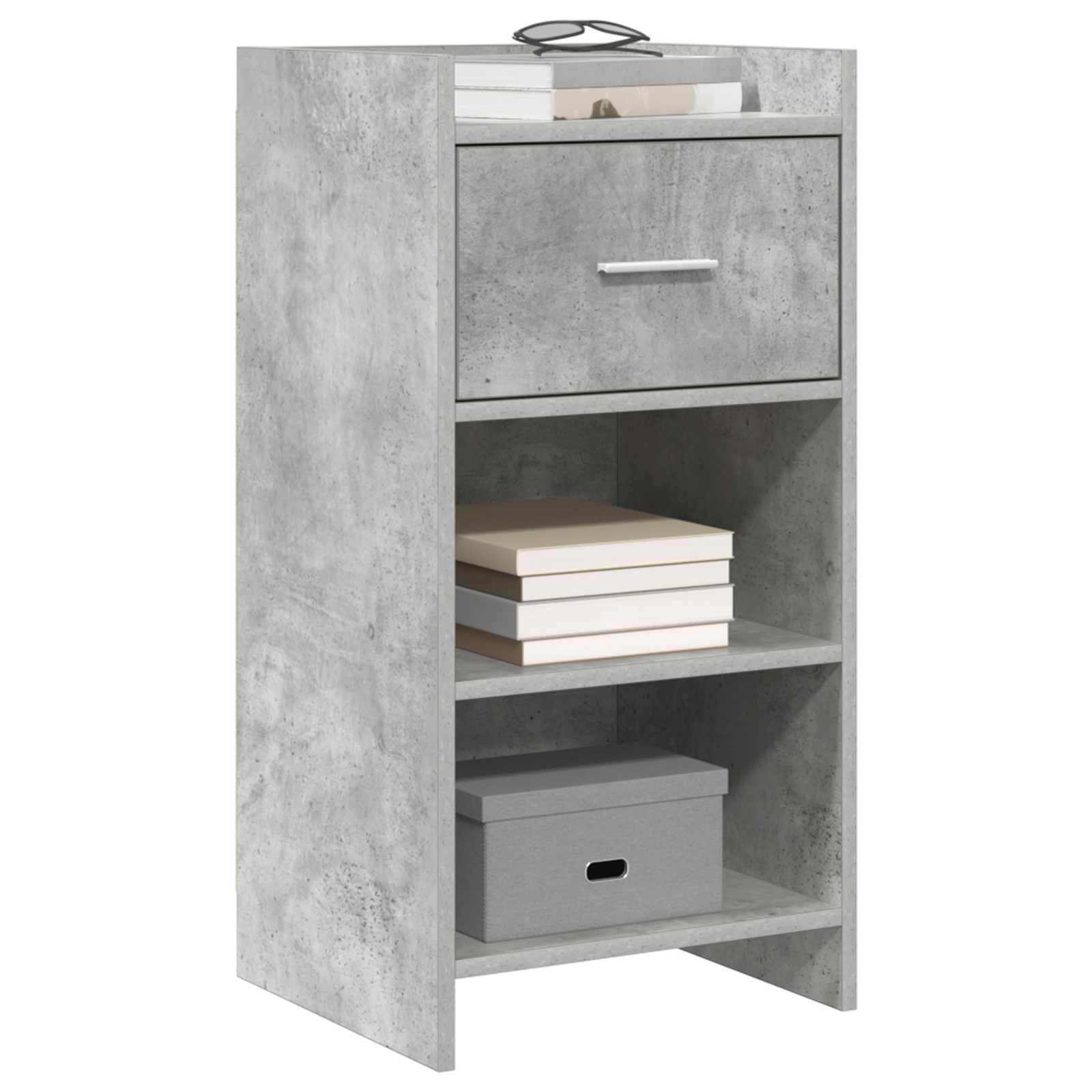 Kreveta Betonska siva 40 x 36 x 80 cm Konstruirano drvo