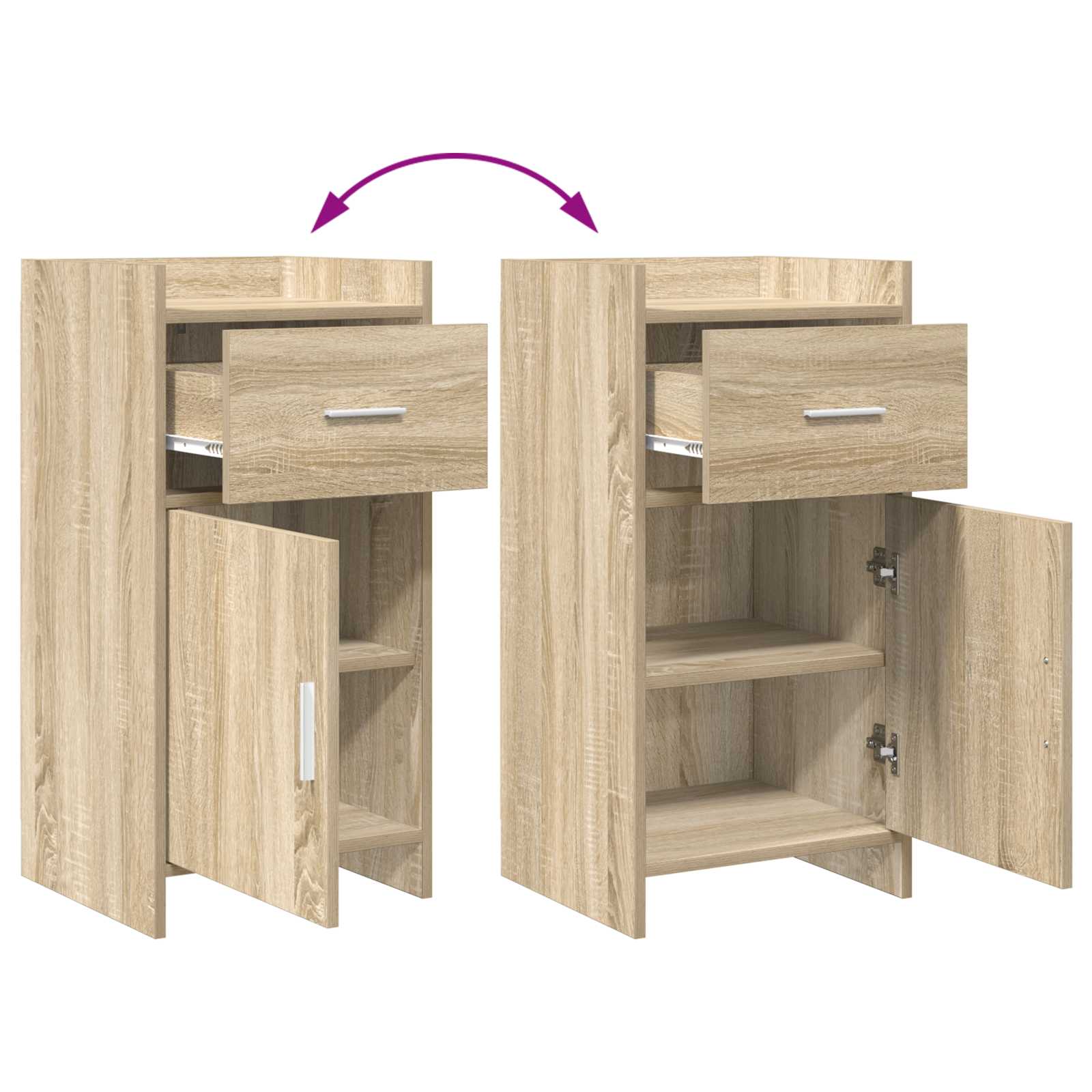 Kreveta Hrast sonoma 40 x 36 x 80 cm Konstruirano drvo