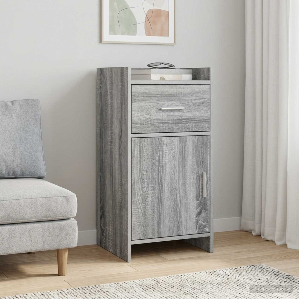 Kreveta Siva Sonoma 40 x 36 x 80 cm Konstruirano drvo