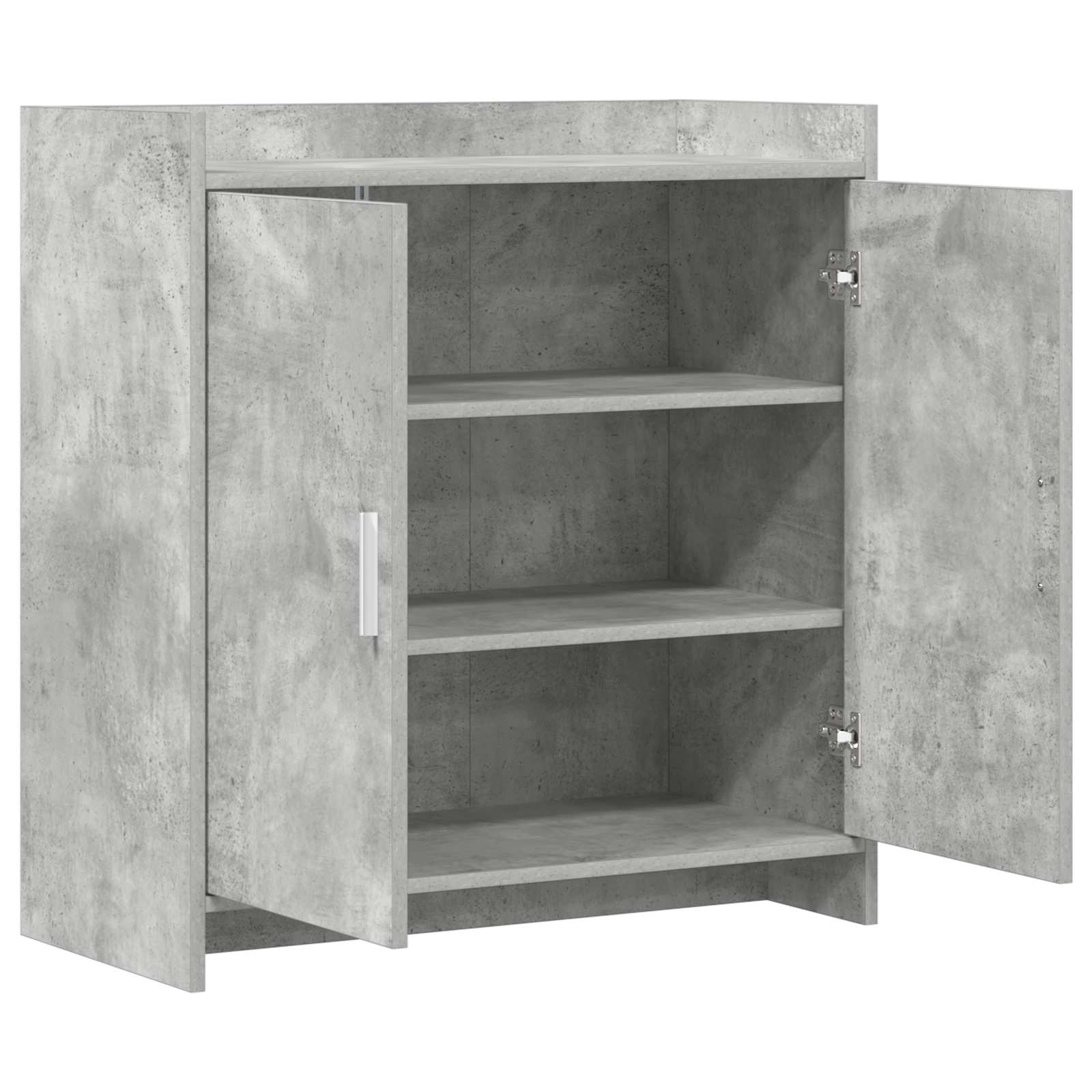 Kreveta Betonska siva 72 x 36 x 80 cm Konstruirano drvo
