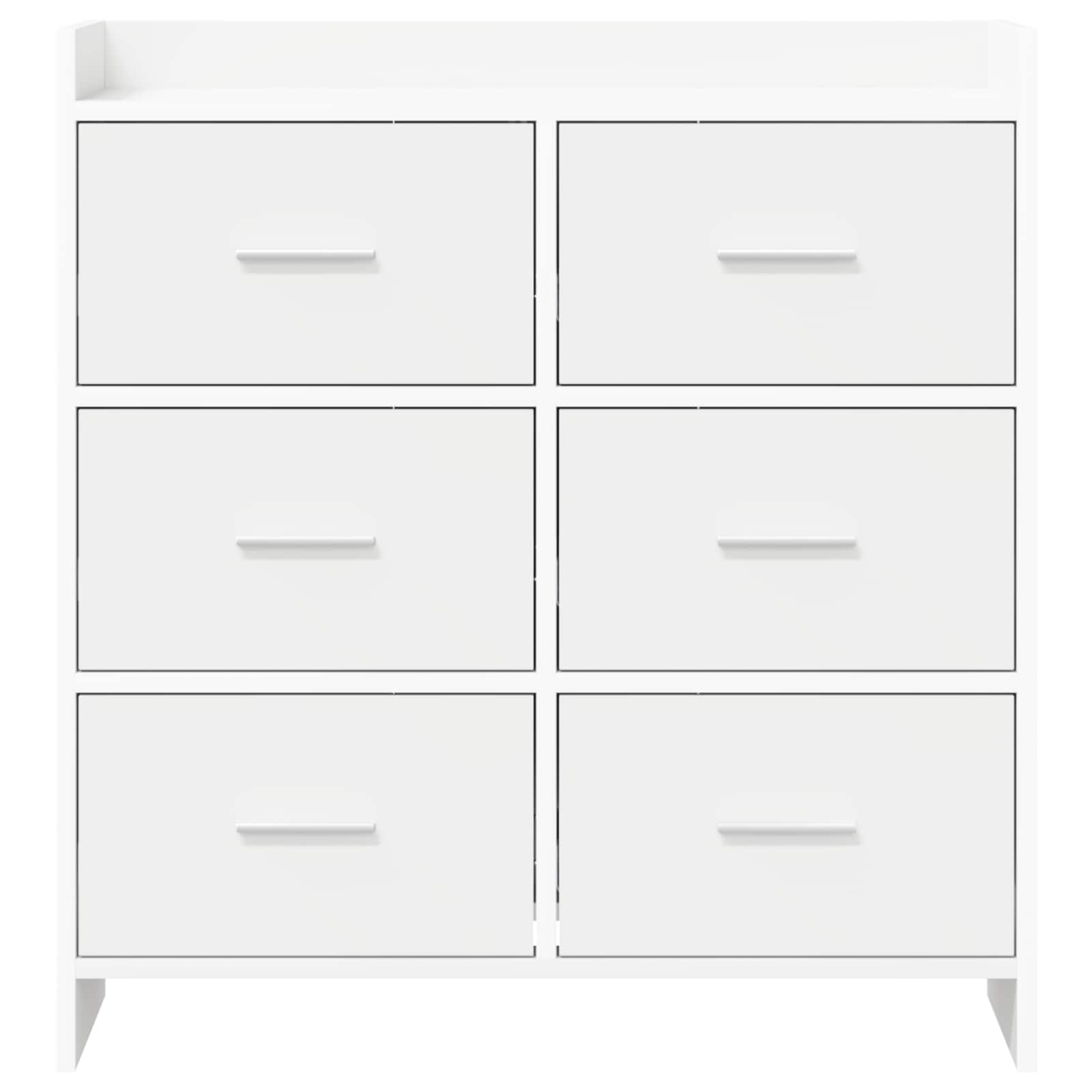 Kreveta Bijela 75 x 33 x 80 cm Konstruirano drvo