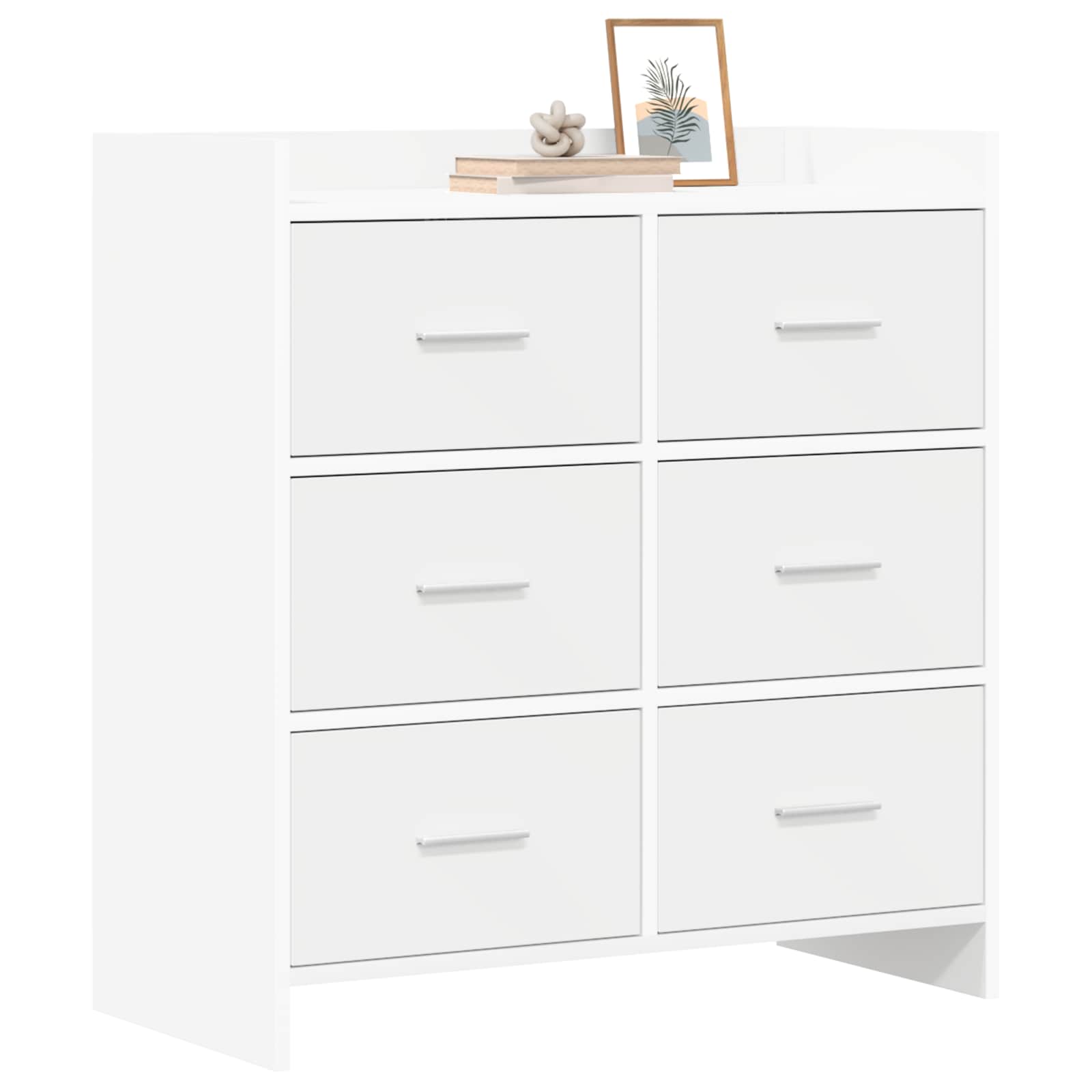 Kreveta Bijela 75 x 33 x 80 cm Konstruirano drvo