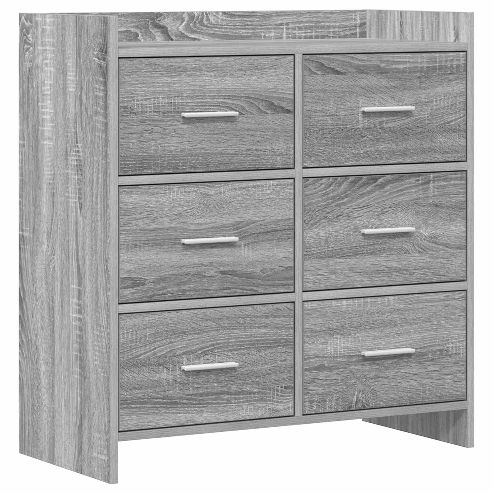 Kreveta Siva Sonoma 75 x 33 x 80 cm Konstruirano drvo