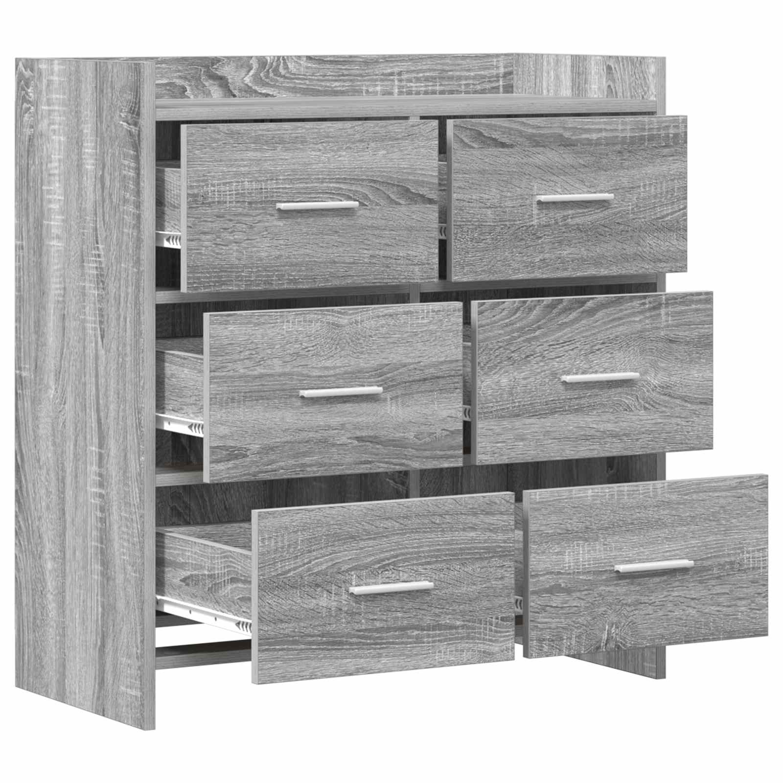 Kreveta Siva Sonoma 75 x 33 x 80 cm Konstruirano drvo
