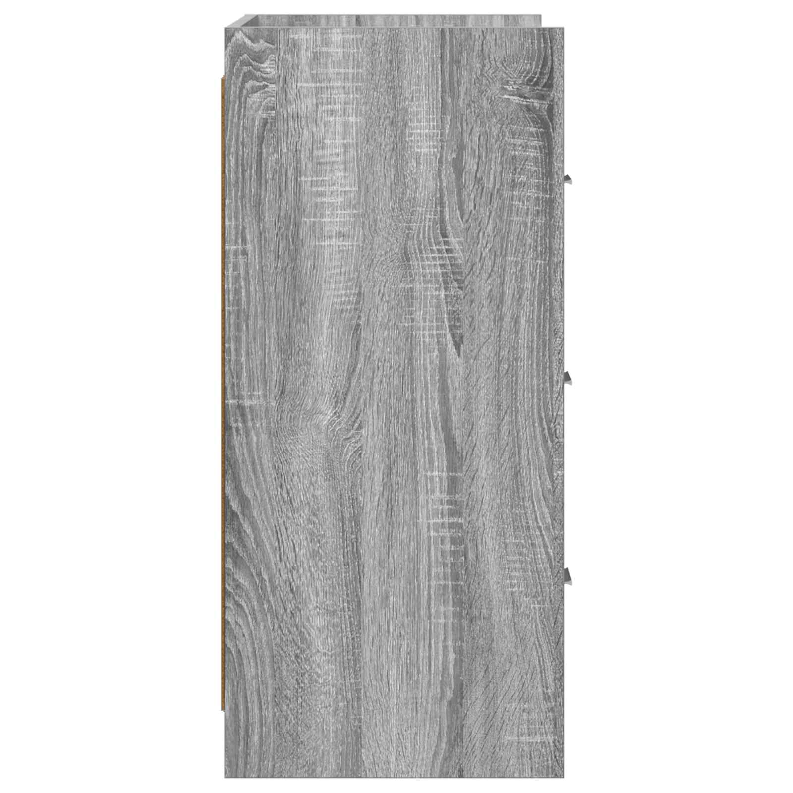 Kreveta Siva Sonoma 75 x 33 x 80 cm Konstruirano drvo