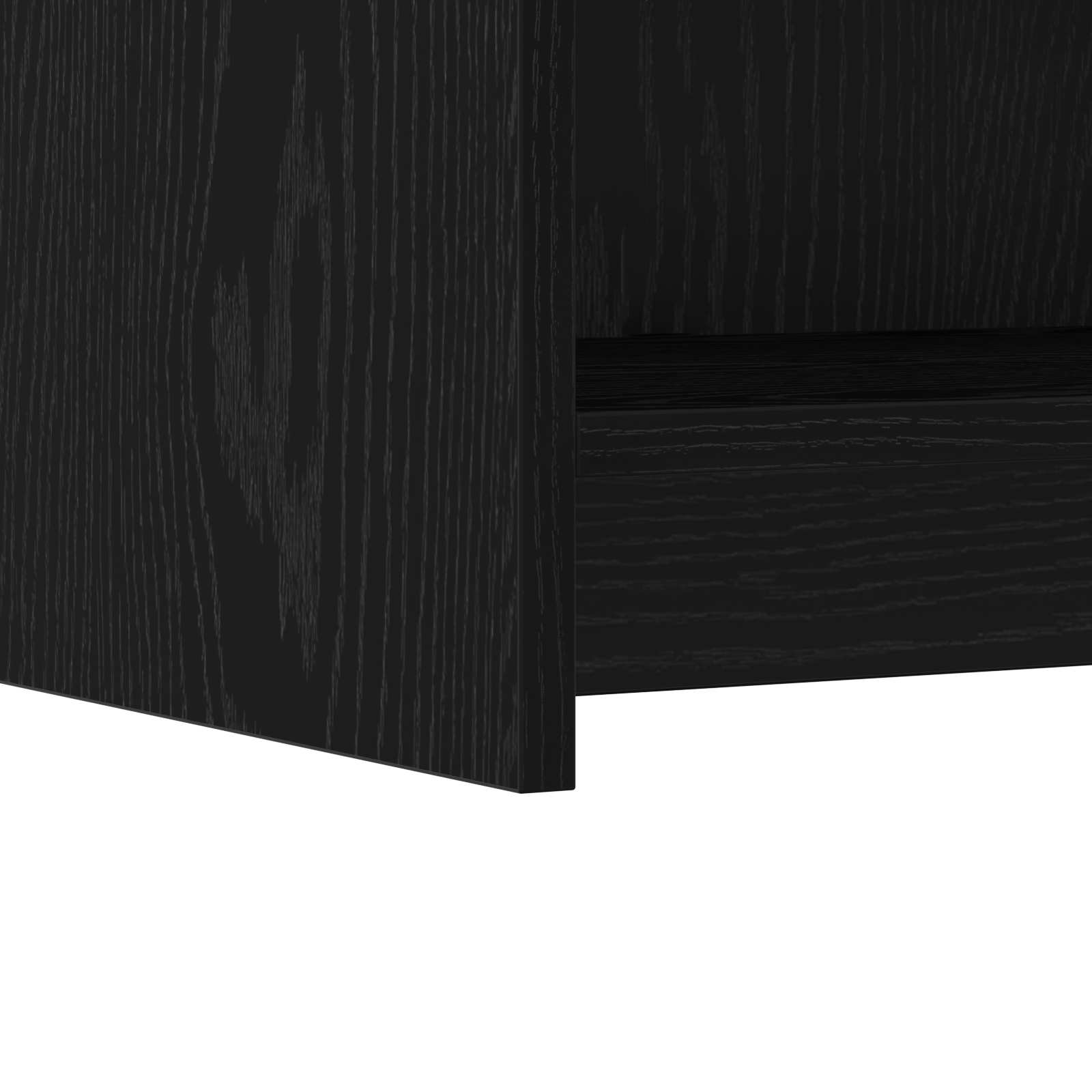Kreveta Crni hrast 75 x 36 x 80 cm Konstruirano drvo