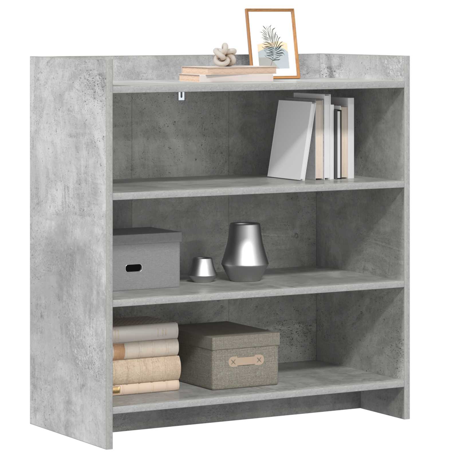 Kreveta Betonska siva 75 x 36 x 80 cm Konstruirano drvo
