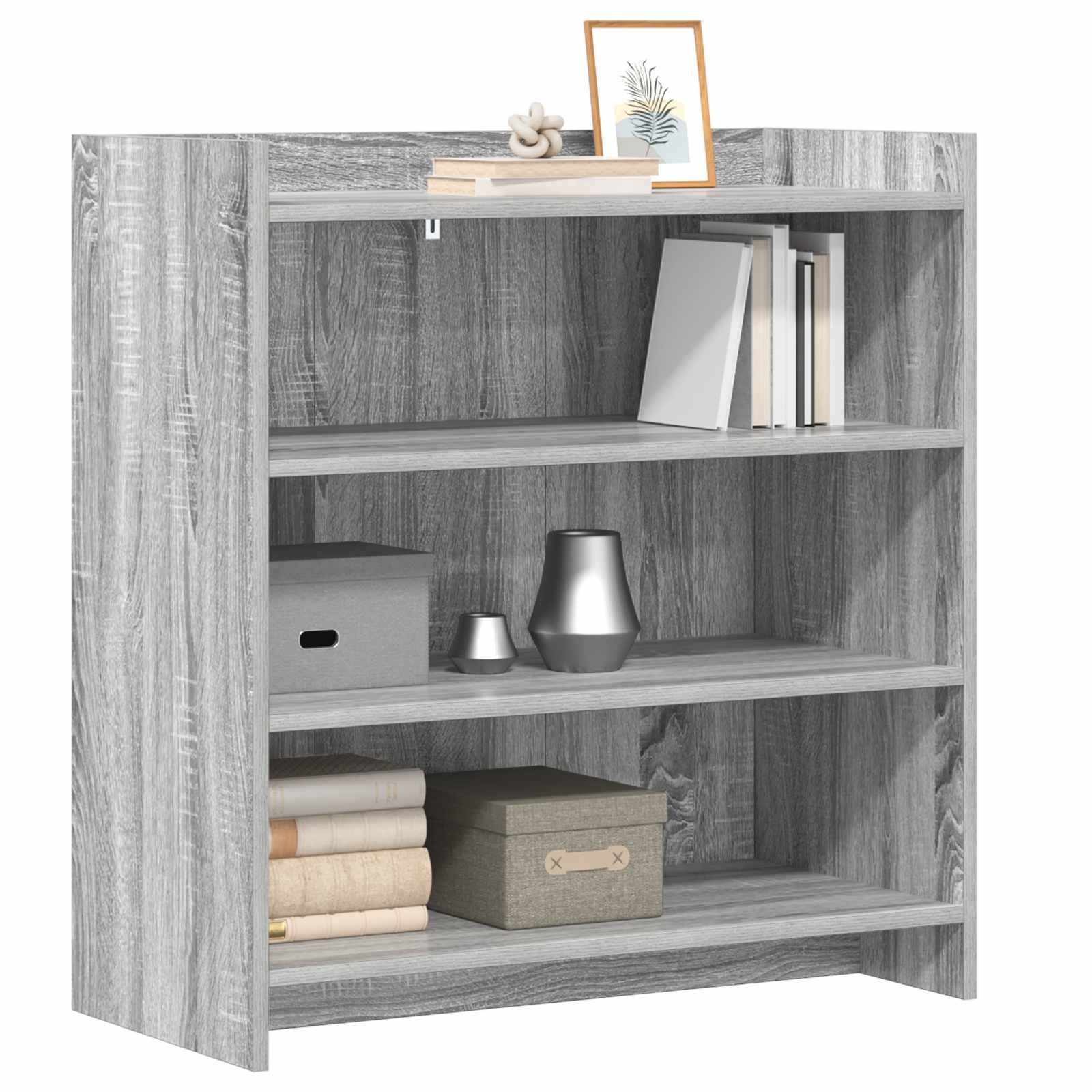 Kreveta Siva Sonoma 75 x 36 x 80 cm Konstruirano drvo