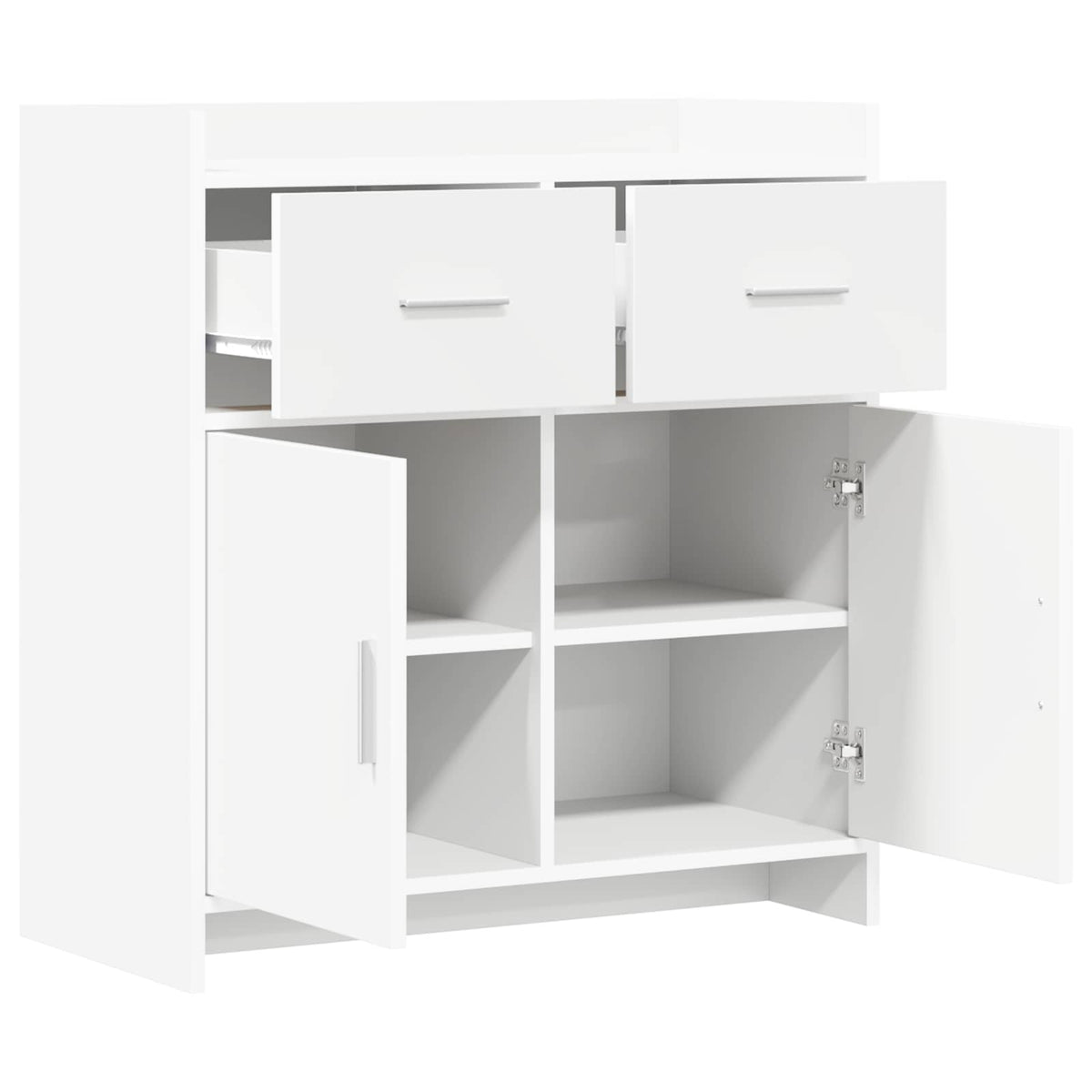 Kreveta Bijela 75 x 36 x 80 cm Konstruirano drvo