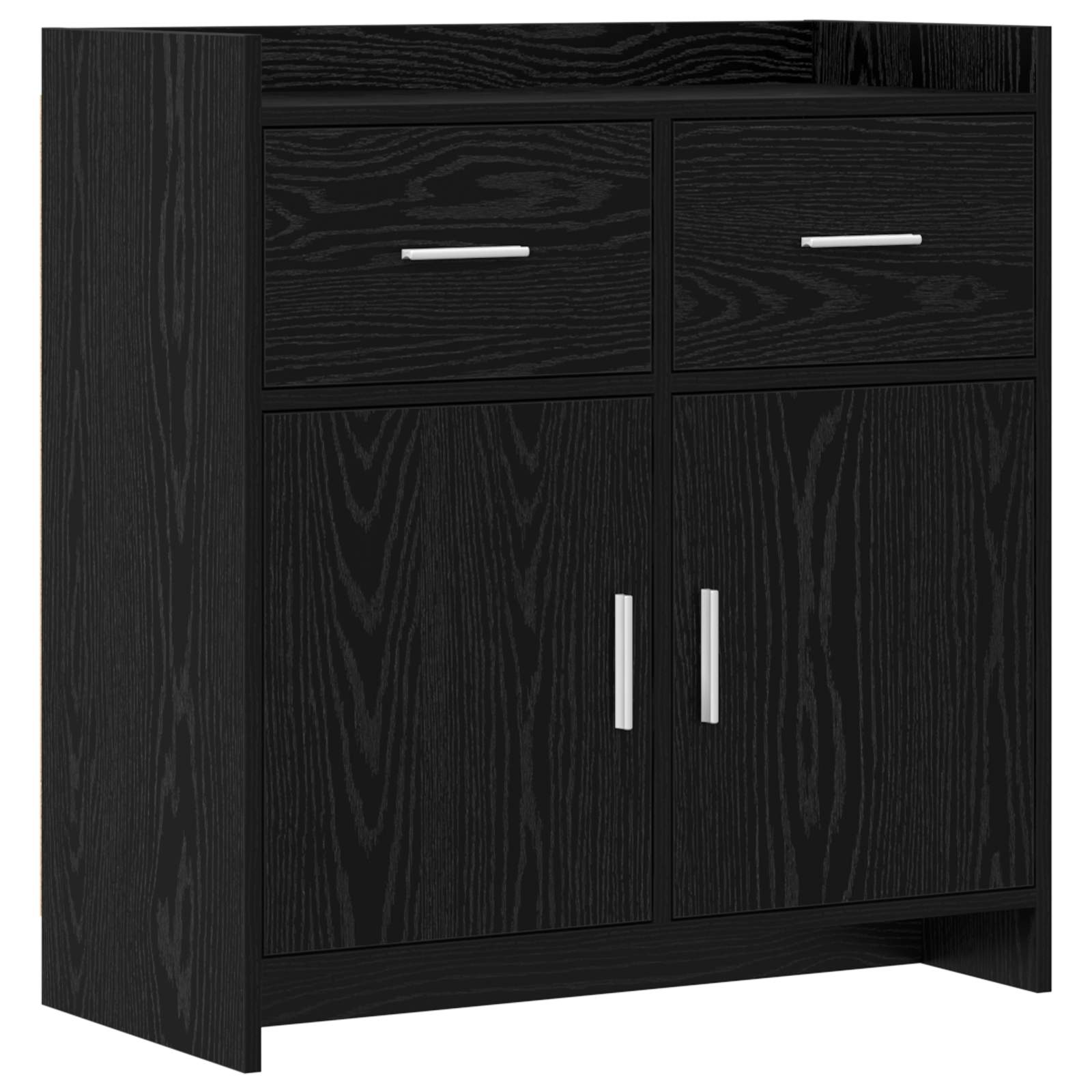 Kreveta Crni hrast 75 x 36 x 80 cm Konstruirano drvo
