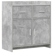 Kreveta Betonska siva 75 x 36 x 80 cm Konstruirano drvo