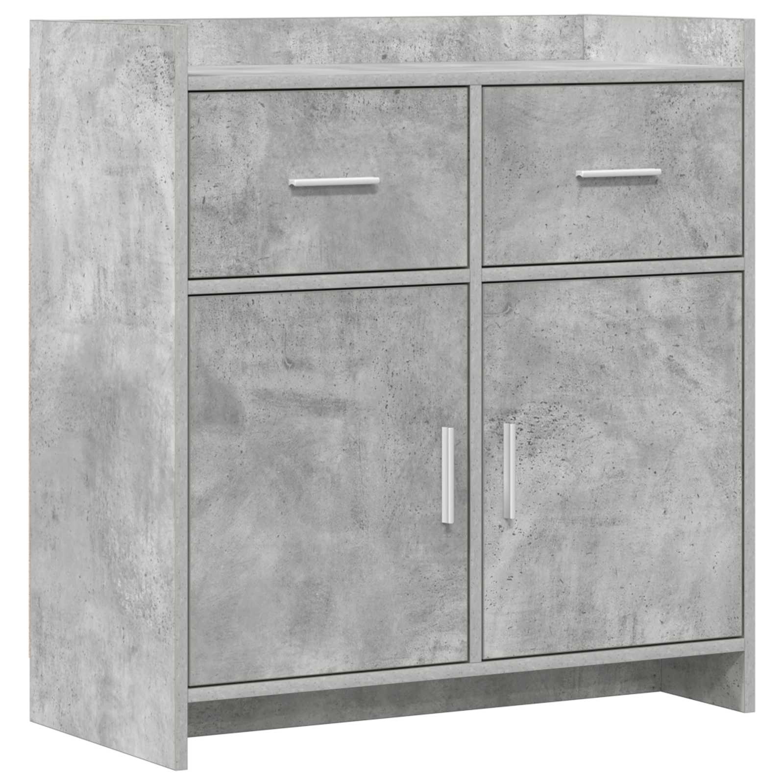 Kreveta Betonska siva 75 x 36 x 80 cm Konstruirano drvo