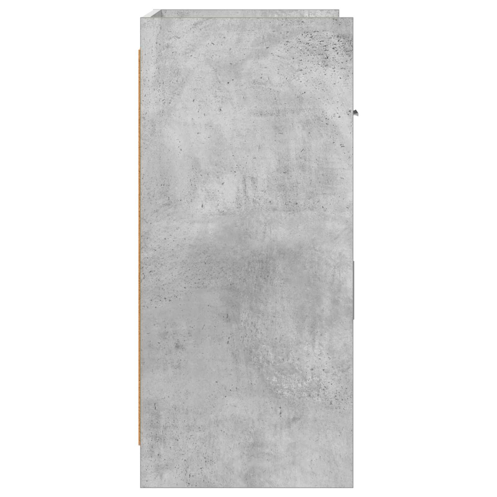 Kreveta Betonska siva 75 x 36 x 80 cm Konstruirano drvo