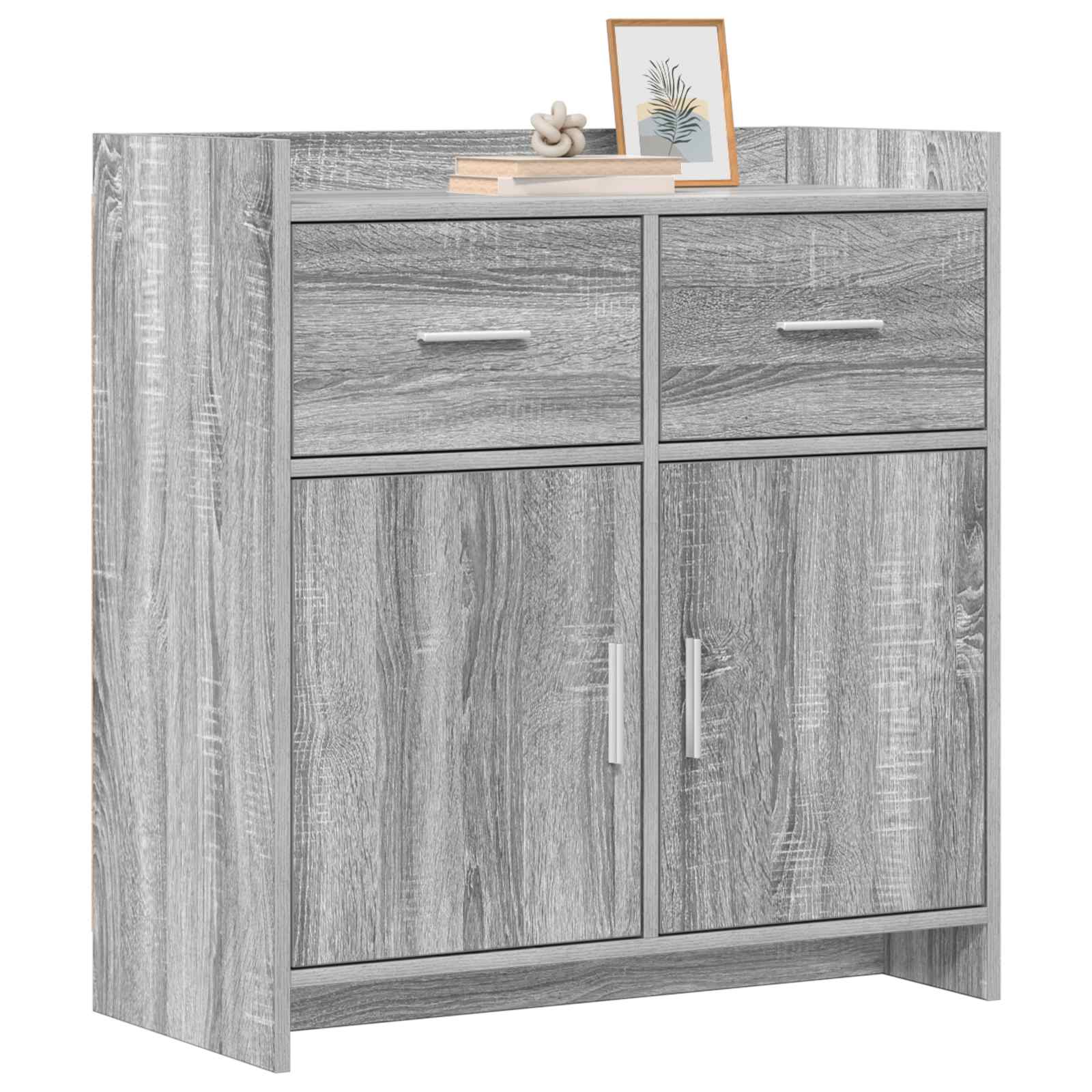 Kreveta Siva Sonoma 75 x 36 x 80 cm Konstruirano drvo
