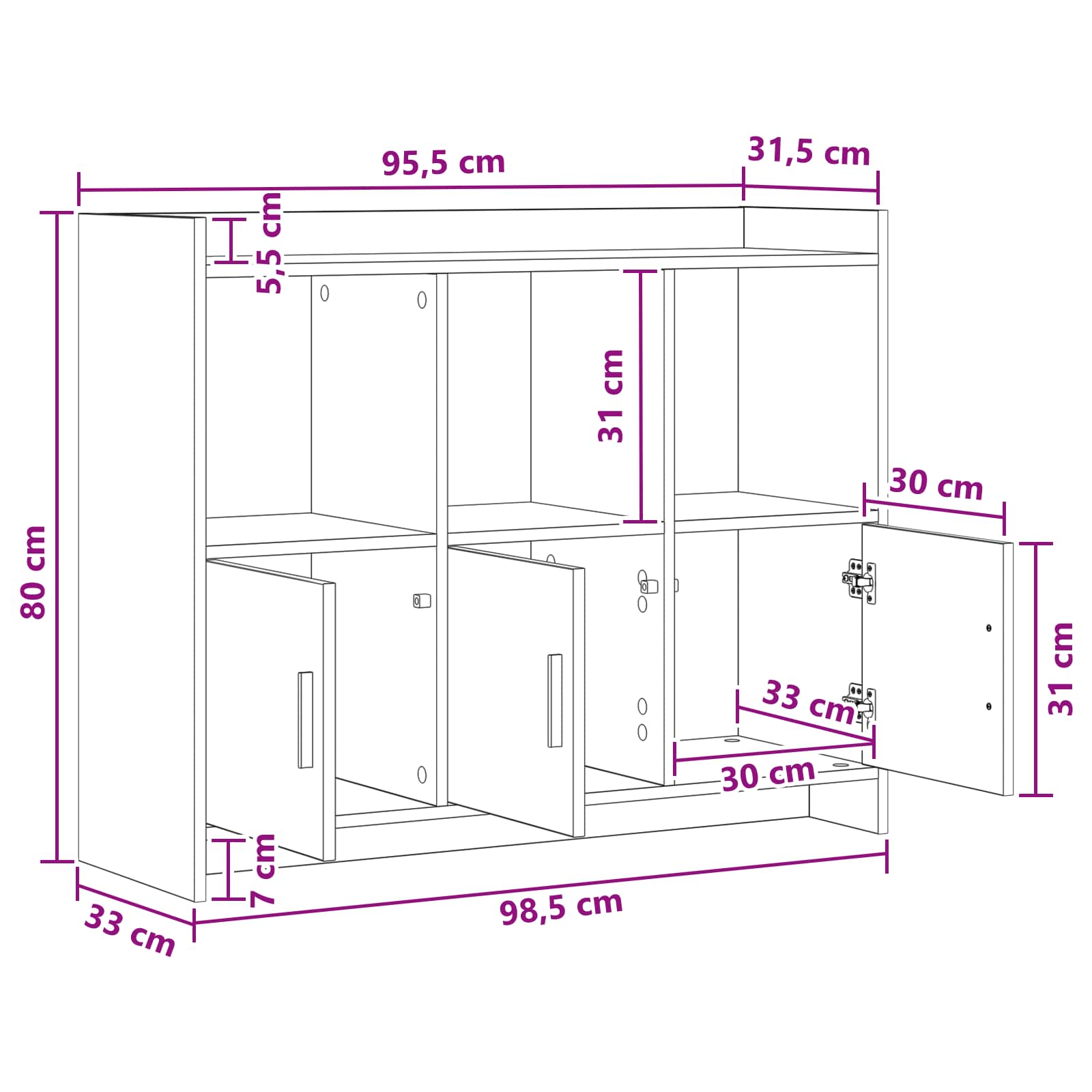 Kreveta Staro drvo 98,5 x 33 x 80 cm Konstruirano drvo