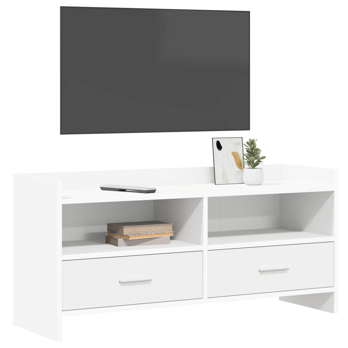 TV ormar 100 x 33 x 47 cm Bijela Konstruirano drvo