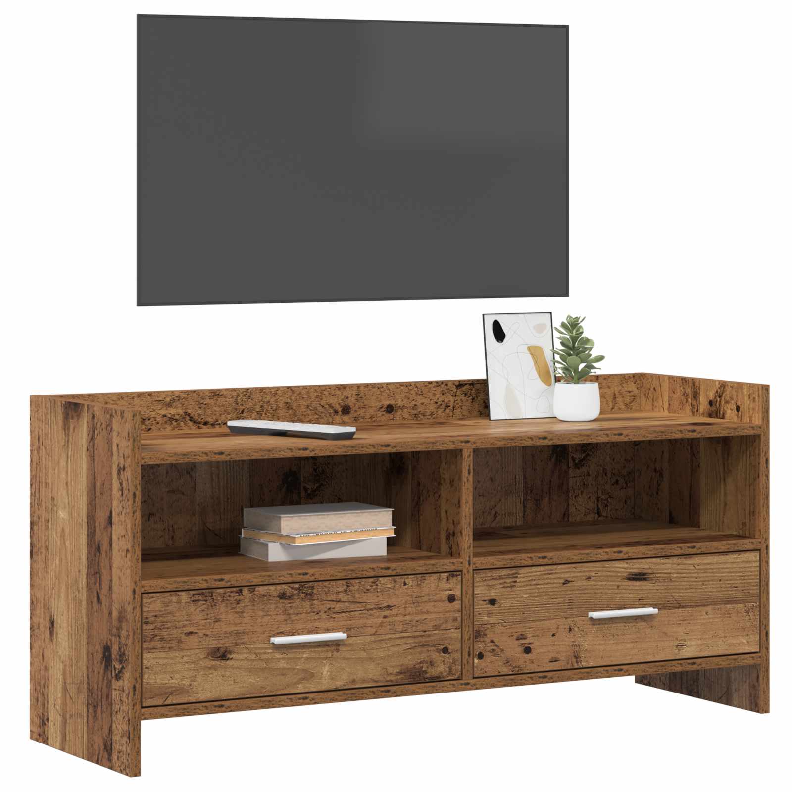TV ormar 100 x 33 x 47 cm Staro drvo Konstruirano drvo
